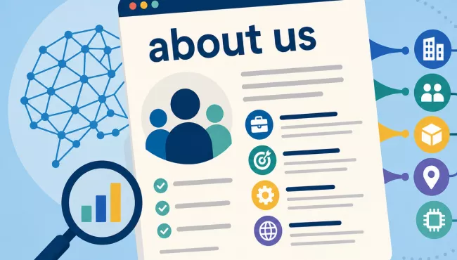 How to optimize your 'About us' page so AI models accurately understand your company's uniqueness