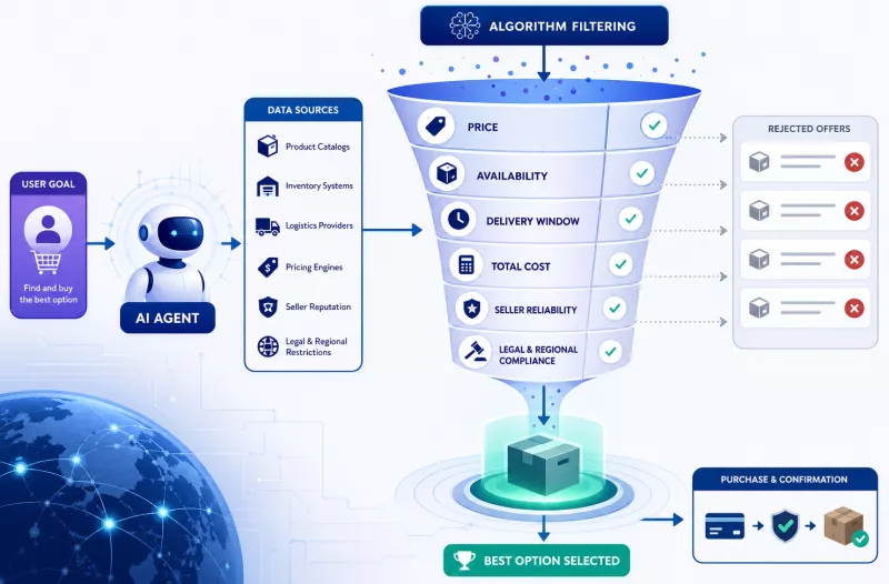 The mechanics of the algorithm: How the machine filters the local market