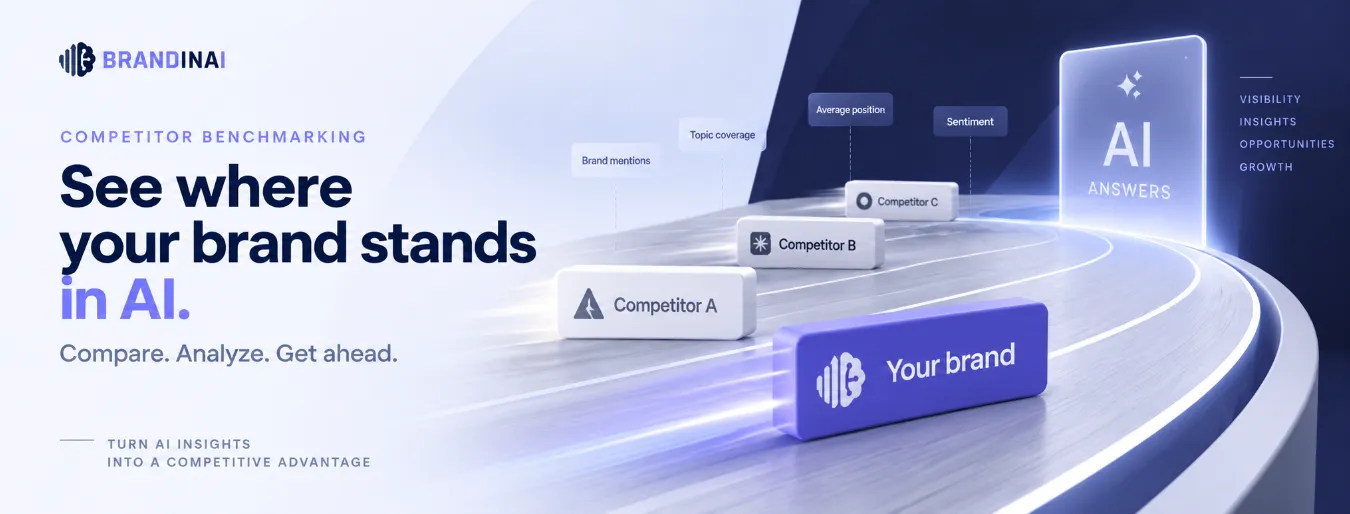 See exactly how your brand compares to competitors in AI