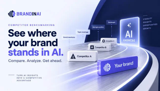 See exactly how your brand compares to competitors in AI
