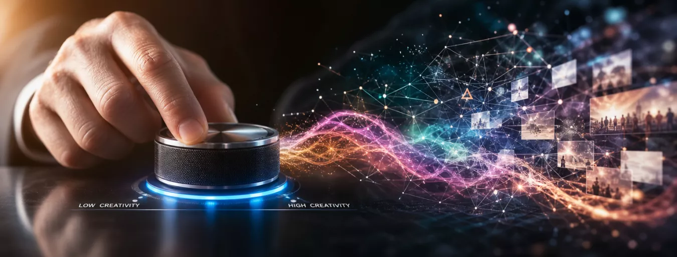 LLM model temperature: What AI creativity means and how it affects marketing activities