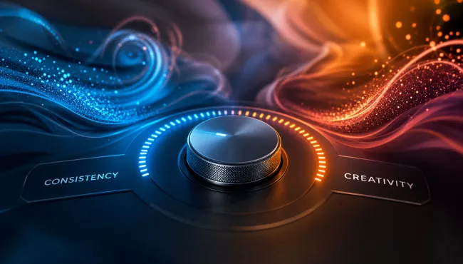 LLM model temperature: What AI creativity means and how it affects marketing activities