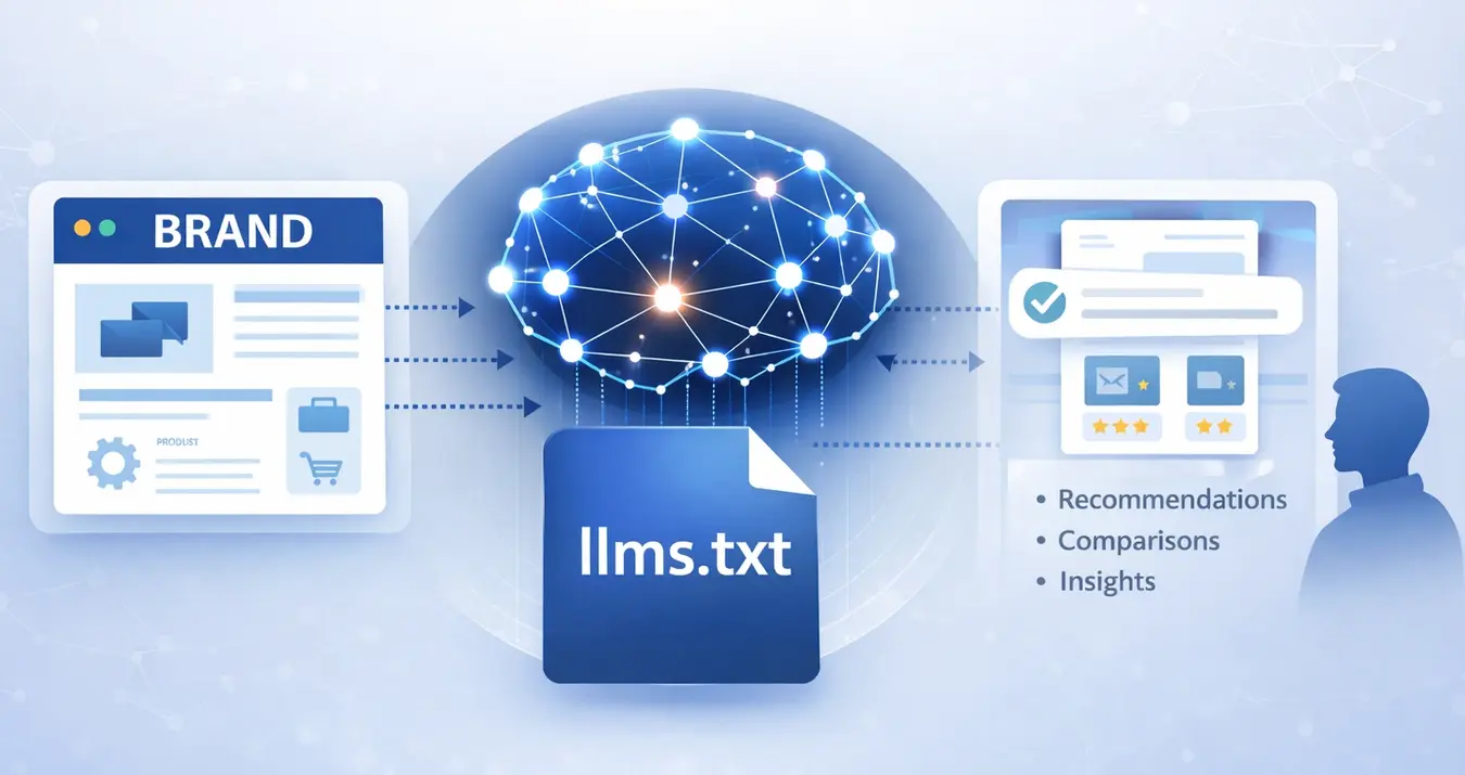 LLMs.txt - how to create a high quality file that improves your brand's visibility in AI search