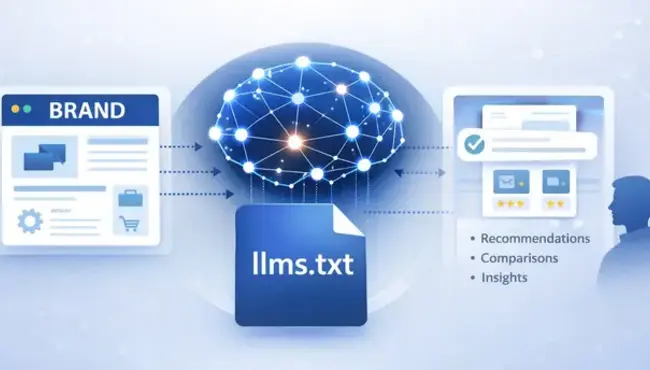LLMs.txt - how to create a high quality file that improves your brand's visibility in AI search