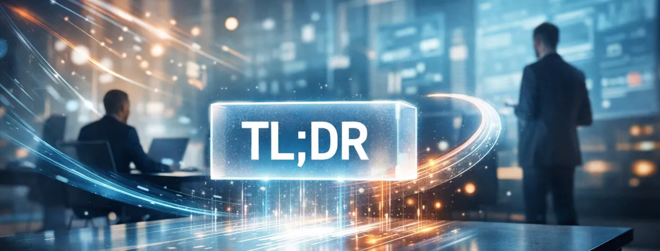 The power of the TL;DR section: why above-the-fold summaries are a must-have in GEO