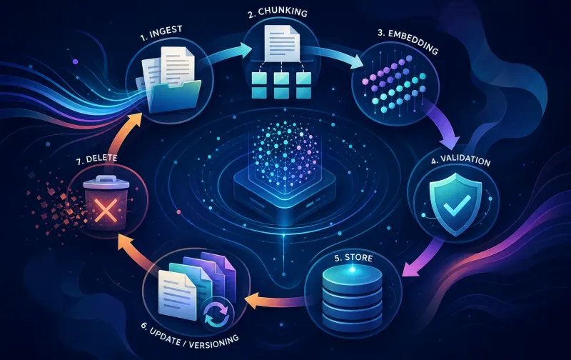 Processing information: The lifecycle of a vector from ingestion to deletion