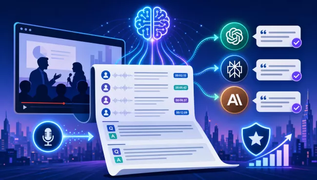 Video transcriptions as a GEO hack: make AI models cite your webinars